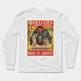 Hellers Wonder Coterie Vintage Poster Long Sleeve T-Shirt